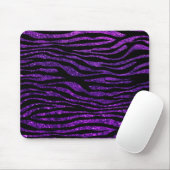 Tapis De Souris Purple Zebra, Parties scintillant Zebra, Zebra Pri (Avec souris)