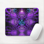Tapis De Souris Purplelina Fractal Art Visionnaire Mousepad (Avec souris)