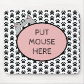 Tapis De Souris Put Mouse Here (Devant)
