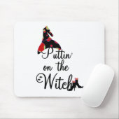 Tapis De Souris Puttin sur la sorcière (Avec souris)