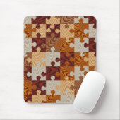 Tapis De Souris Puzzle de bois Faux (Avec souris)