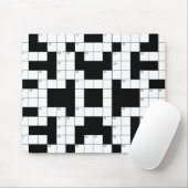 Tapis De Souris Puzzle de mots croisés (Avec souris)