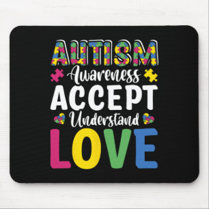 Tapis De Souris Puzzle Sensibilisation Autisme Accepter Comprendre