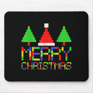 Tapis De Souris Pyjama Joyeux Noël Blocs Amoureux Garçon