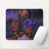Tapis de souris Pyramide de crânes de Cézanne (Avec souris)