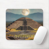 Tapis De Souris Pyramide de la Lune, Teotihuacan, Mexique Voyage (Avec souris)