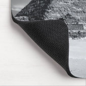 Tapis De Souris Pyramides noires et blanches (Coin)