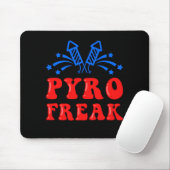 Tapis De Souris Pyro Freak Pyrotechnie Fireworks Firecracker Cadea (Avec souris)