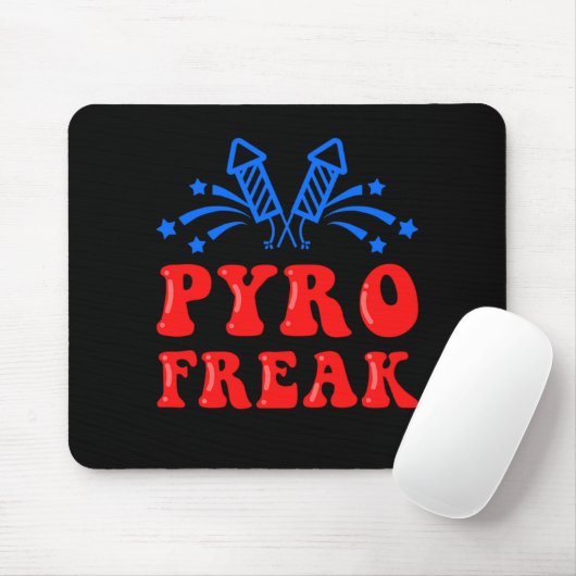 Tapis De Souris Pyro Freak Pyrotechnie Fireworks Firecracker Cadea (Avec souris)
