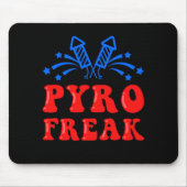 Tapis De Souris Pyro Freak Pyrotechnie Fireworks Firecracker Cadea (Devant)