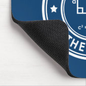 Tapis De Souris Pythagore Théorème Bleu Pad Souris (Coin)