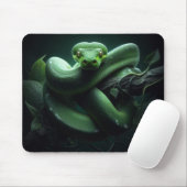 Tapis De Souris "Python Arbre Vert" (Avec souris)
