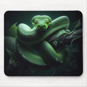 Tapis De Souris "Python Arbre Vert"