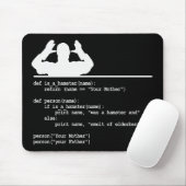 Tapis De Souris Python Code-Votre mère était un hamster (Avec souris)