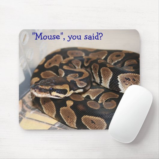 Tapis De Souris Python de boule intéressé à la souris (Avec souris)