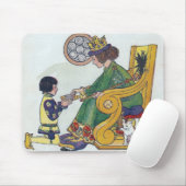 Tapis De Souris Q est pour Queen (Avec souris)