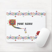 Tapis De Souris Q mousepad médiéval (Avec souris)