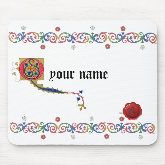 Tapis De Souris Q mousepad médiéval (Devant)
