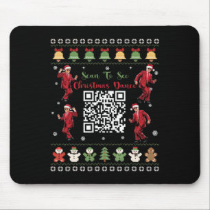 Tapis De Souris Qr Trump Dance Code Président Dance Code Noël