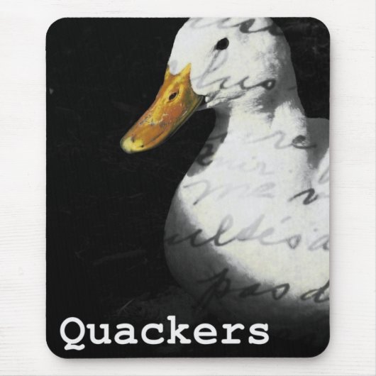 Tapis De Souris Quackers Collage de canard (Devant)