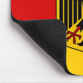 Tapis De Souris Qualité du drapeau allemand (Coin)
