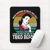 Tapis De Souris Quand Choisir Entre Deux Maux (Avec souris)