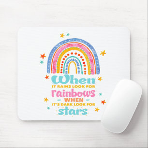 Tapis De Souris Quand Il Pleut, Cherchez Les Arcs-En-Ciel