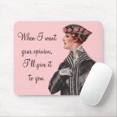 Tapis De Souris Quand je veux votre avis… (Avec souris)
