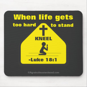Tapis De Souris Quand la vie devient trop dure pour tenir