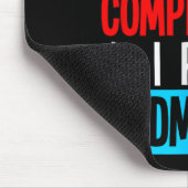 Tapis De Souris Quand la vie se complique je joue au badminton (Coin)