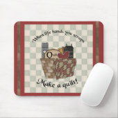 Tapis De Souris Quand La Vie Vous Met À L'Écran (Avec souris)