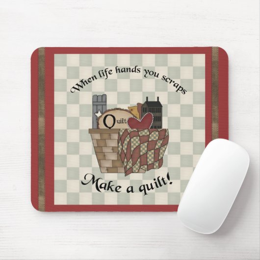 Tapis De Souris Quand La Vie Vous Met À L'Écran (Avec souris)