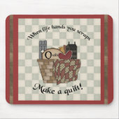 Tapis De Souris Quand La Vie Vous Met À L'Écran (Devant)