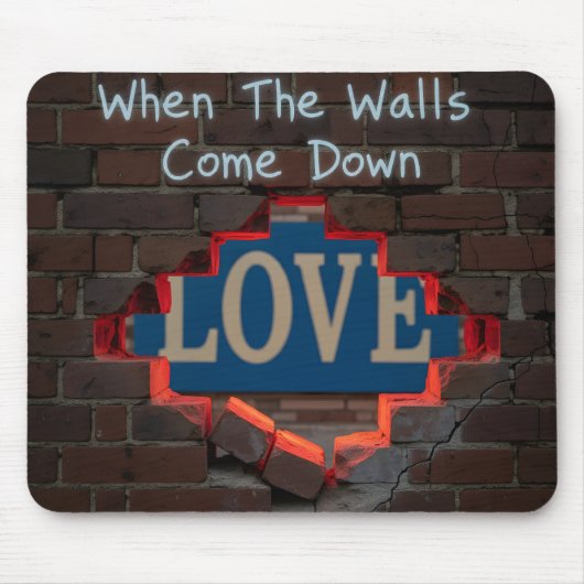 Tapis De Souris Quand Les Murs Tombent (Devant)