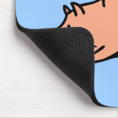 Tapis De Souris Quand les porcs pilotent Mousepad (Coin)