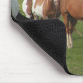 Tapis de souris quart de troupeau de cheval (Coin)