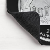 Tapis De Souris Quartier d'État de l'Iowa Reverse Side Faux (Coin)