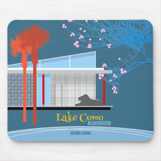 Tapis De Souris Quartier Lac Como (Devant)
