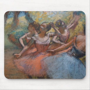 Tapis De Souris Quatre Ballerinas sur scène (Ballet) (par Edgar De