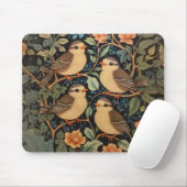 Tapis De Souris Quatre Bébés mignons Oiseaux Nature Inspiré (Avec souris)
