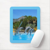 Tapis De Souris Quatre dauphins qui sautent (Avec souris)