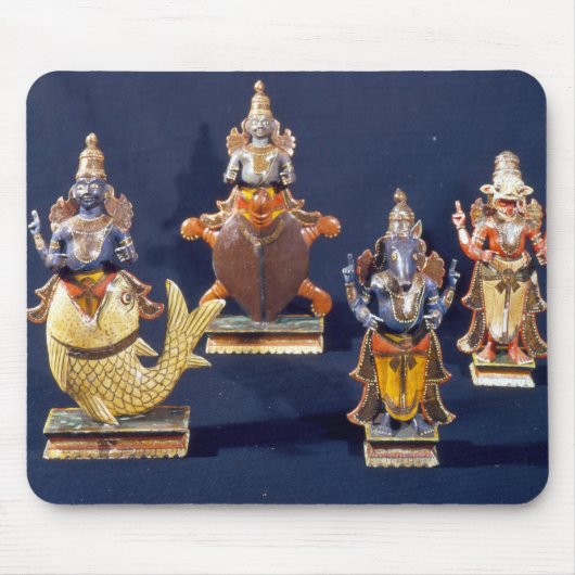 Tapis De Souris Quatre des incarnations de Vishnu (Devant)
