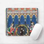 Tapis De Souris Quatre joueurs arabes de backgammon (Avec souris)