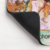 TAPIS DE SOURIS - "Quatre Saisons" d'Alphonse Much (Coin)