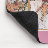 Tapis De Souris Quatre Saisons, Mucha (Coin)