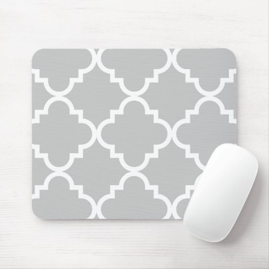 Tapis De Souris Quatrefoil Mousepad - gris (Avec souris)