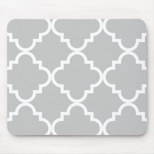 Tapis De Souris Quatrefoil Mousepad - gris (Devant)