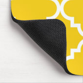 Tapis De Souris Quatrefoil Mousepad - jaune (Coin)