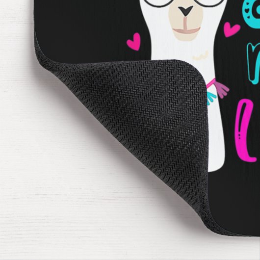 Tapis De Souris Quatrième année Pas de Prob Llama Professeur Étudi (Coin)