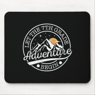 Tapis De Souris Que l'aventure de 7e année commence Rétro Premier